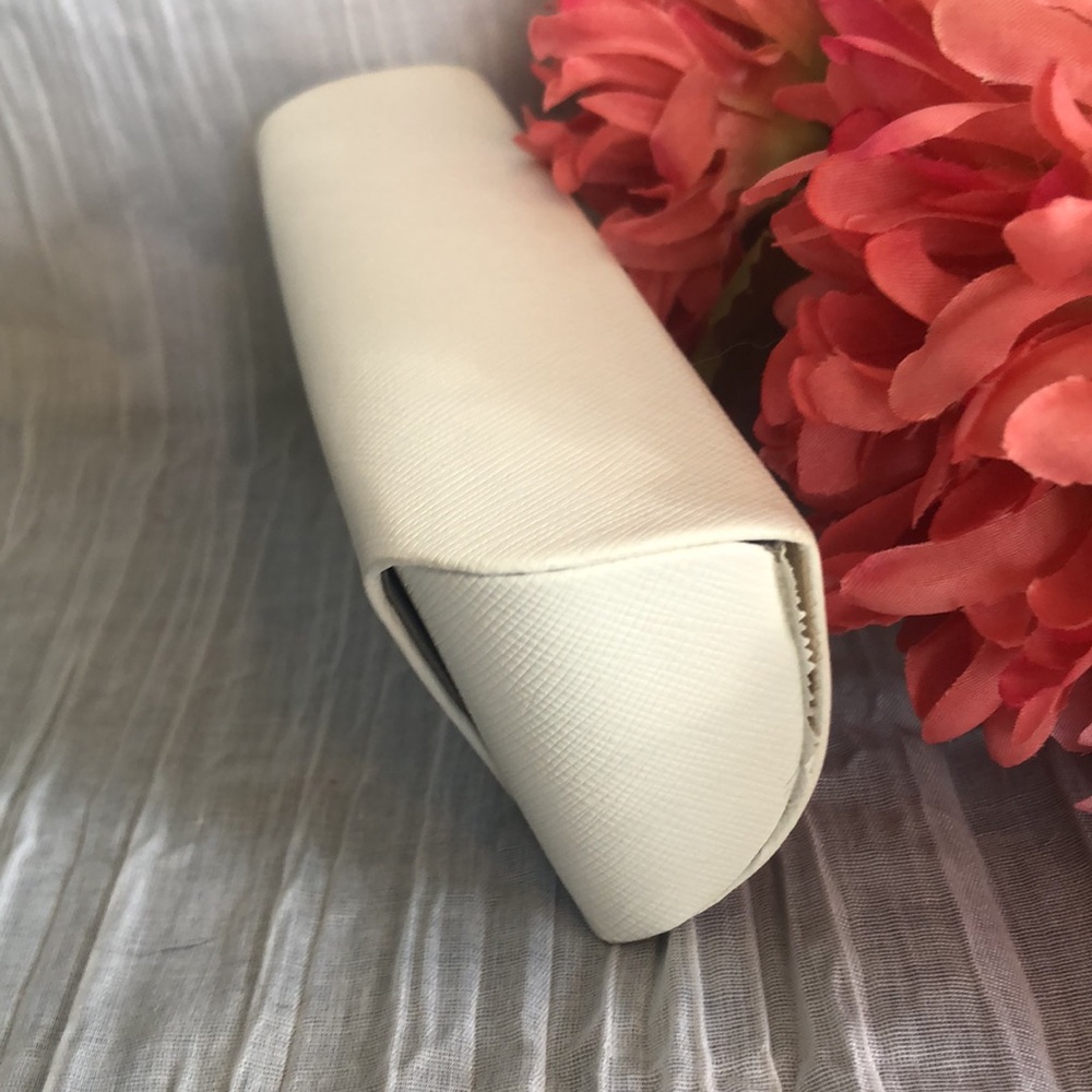 MICHAEL KORS white fold over snap sunglasses eyeglasses designer case - Picture 2 of 14